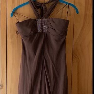 Bcbg brown dress